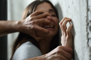 A person is the victim of physical abuse.